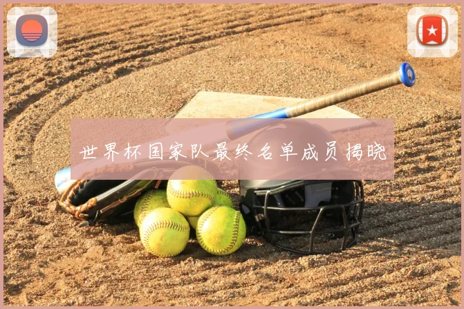 世界杯国家队最终名单成员揭晓